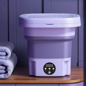 Folding washing machine