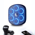 Musical boxing training machine