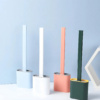 Silicone toilet brush