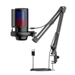 Computer microphone with movable boom