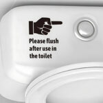 Toilet sticker