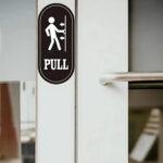 Sticker - Open and close the door
